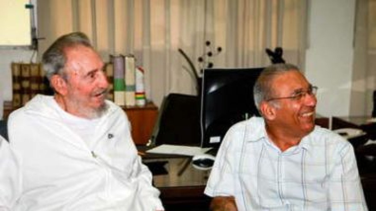 Fidel Castro, el 7 de julio en el Centro Nacional de Investigaciones Científicas de La Habana.