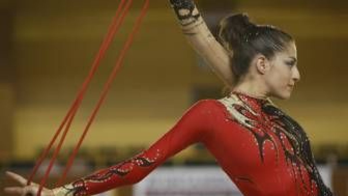 Las mejores gimnastas leonesas demostraron sus cualidades