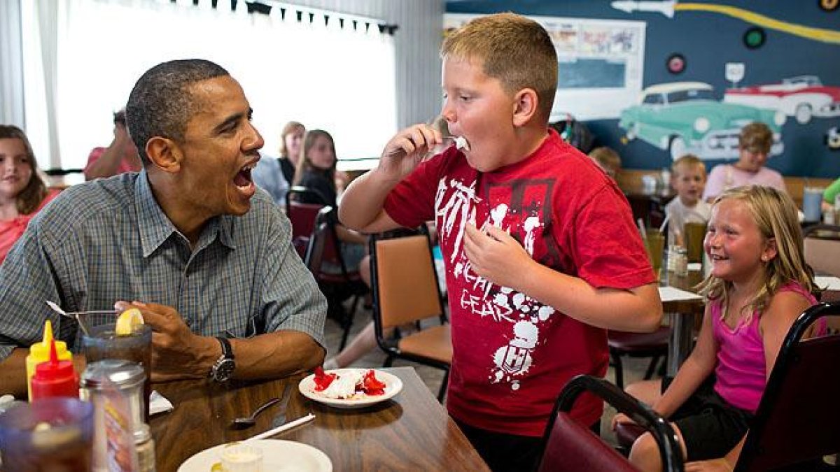 Una fotografía de entre la colección de favoritas de Pete Souza el fotógrafo oficial de la Casa Blanca.