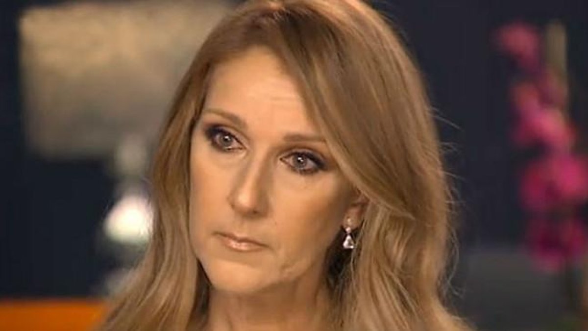 Céline Dion, durante una entrevista con la cadena ABC, en marzo del año pasado, en la que explicaba cómo cuidaba de su marido.