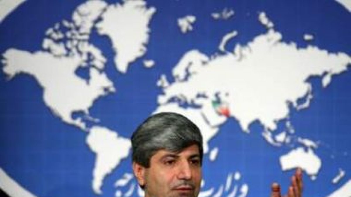 El portavoz del Ministerio iraní de Asuntos Exteriores, Ramin Mehmanparast.