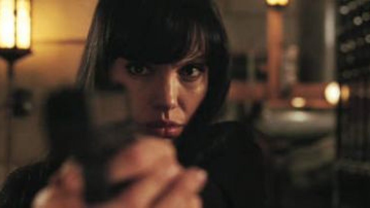 Imagen de una de las secuencias de la película «Salt», protagonizada por Angelina Jolie.