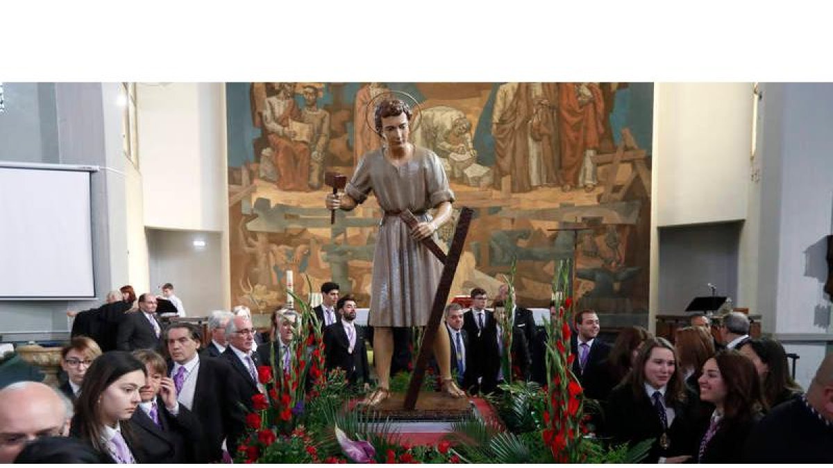 Jesús Divino Obrero celebró sus fiestas. JESÚS F. SALVADORES