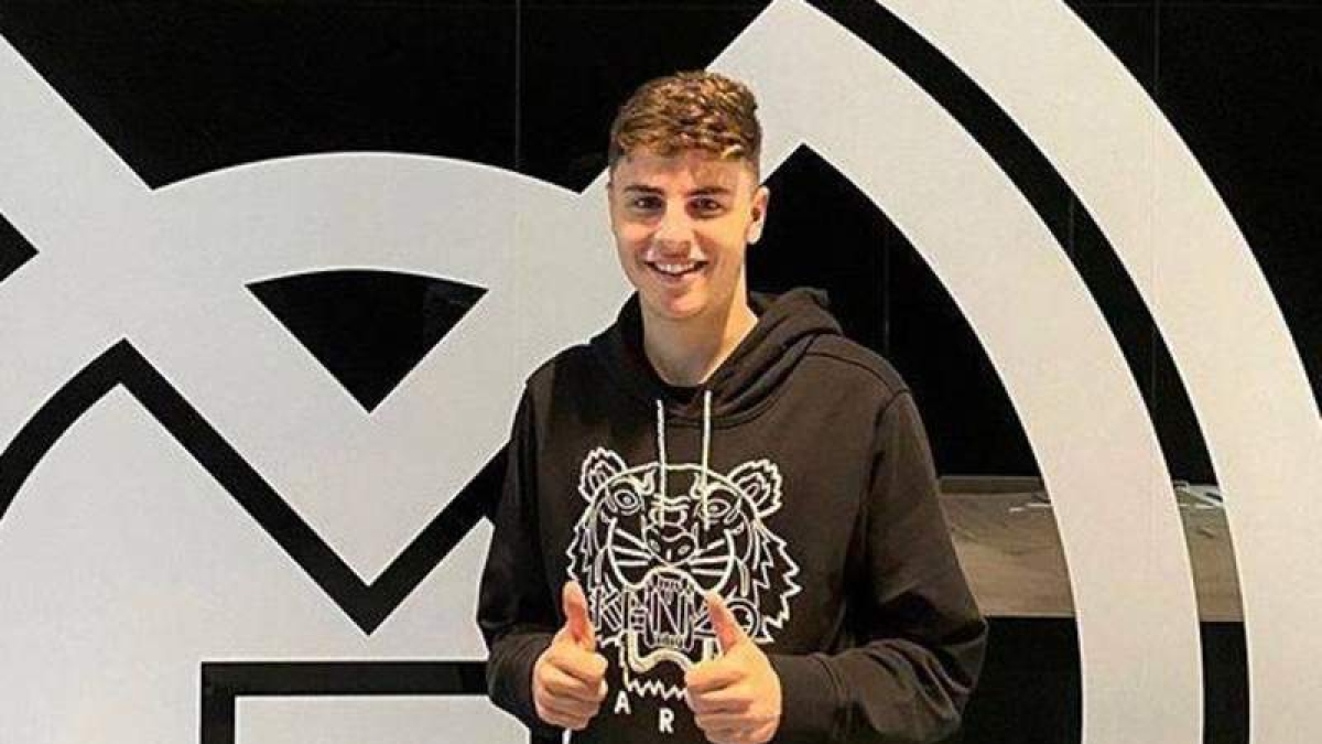 Iván Morante, jugador leonés del Real Madrid. R.M.