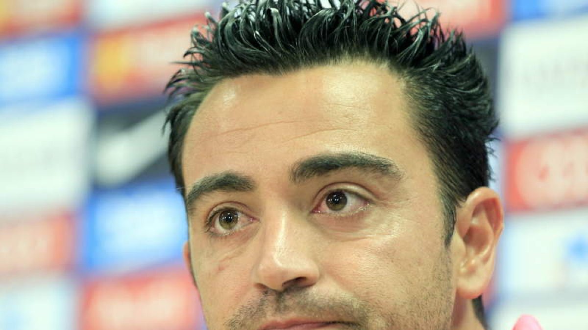 Xavi anunció en rueda de prensa el punto y final a su exitosa etapa en la selección española.
