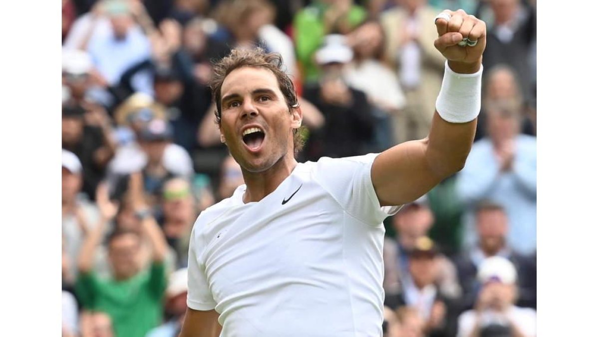 Nadal venció 6-4, 6-4, 4-6 y 6-3 a Ricardas Berankis. ANDY RAIN
