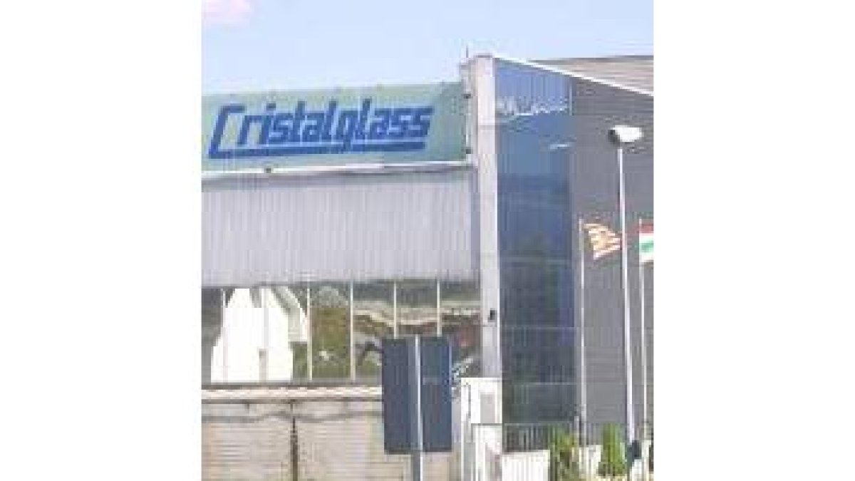El centro de Vitro Cristalglass en el municipio de Camponaraya