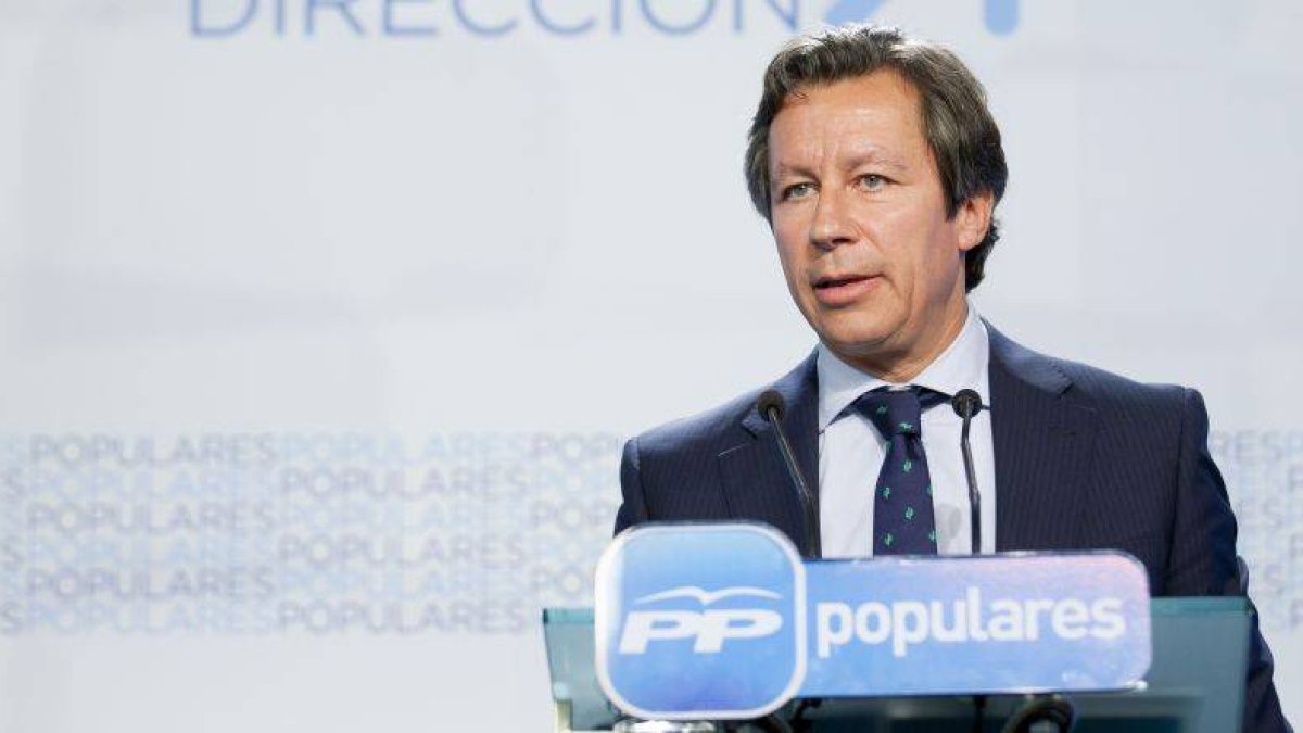 Carlos Floriano, durante la rueda de prensa.