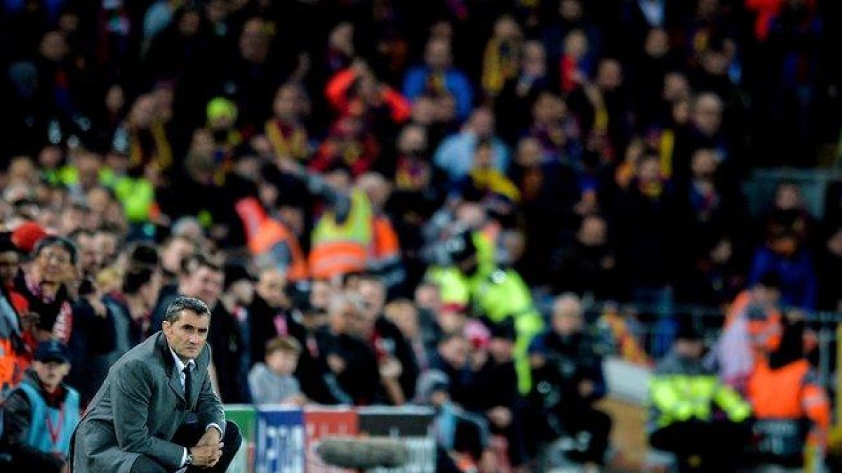 Ernesto Valverde, en Liverpool.