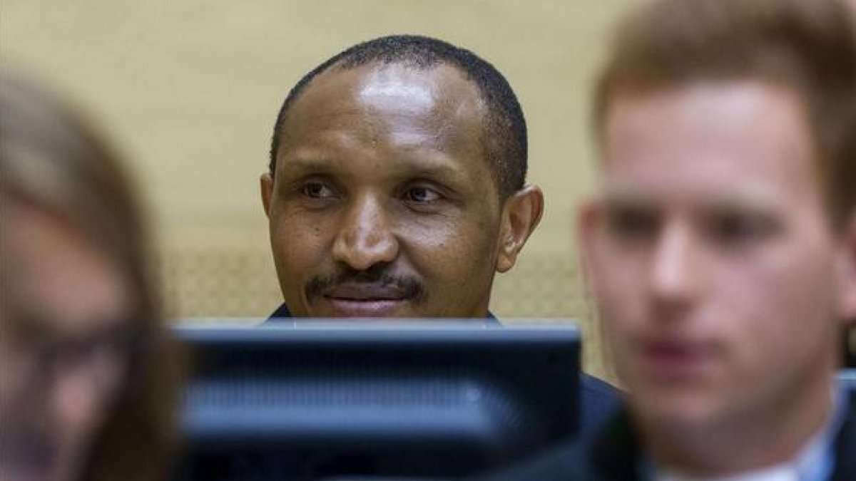 Bosco Ngatanga, alias 'terminator' este miércoles en La Haya.