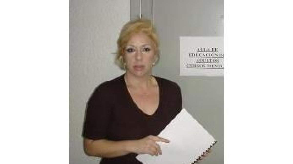 María Dolores Rojo, responsable del aula de adultos en la localidad