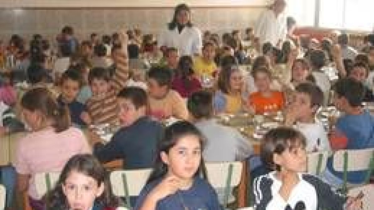 Los comedores escolares son este curso algo más caros que el pasado