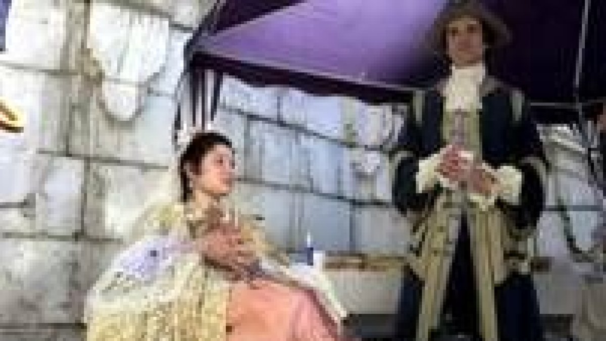 Los actores Kathy Bates y Emilie Dequenne durante el rodaje en Málaga