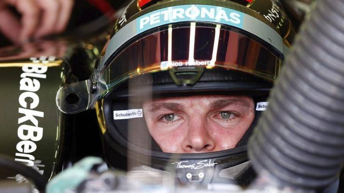 El líder del Mundial de Fórmula Uno, el alemán Nico Rosberg.
