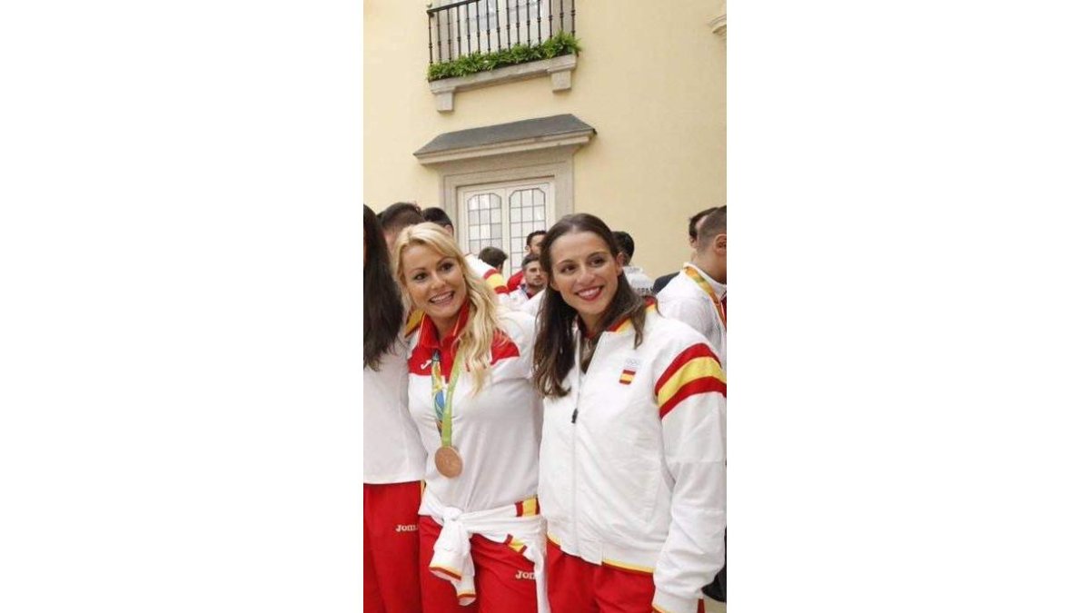 Lidia Valentín y Carolina Rodríguez. DL