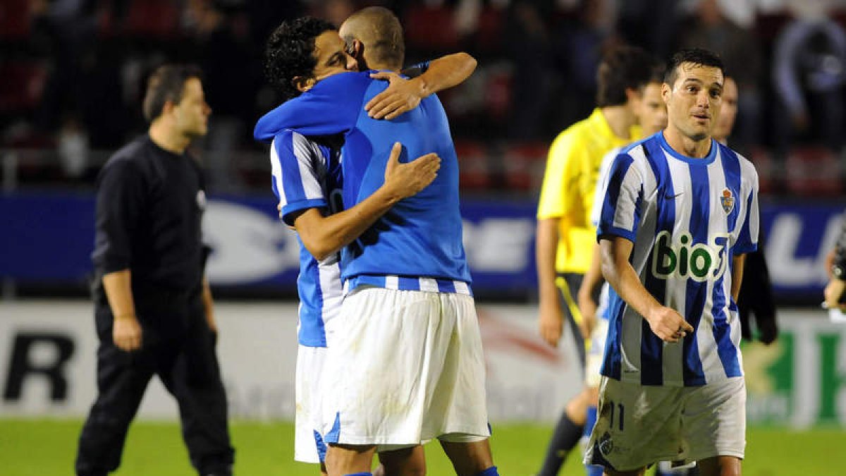 La plantilla de la Deportiva espera que la felicidad del miércoles se prolongue hasta hoy.