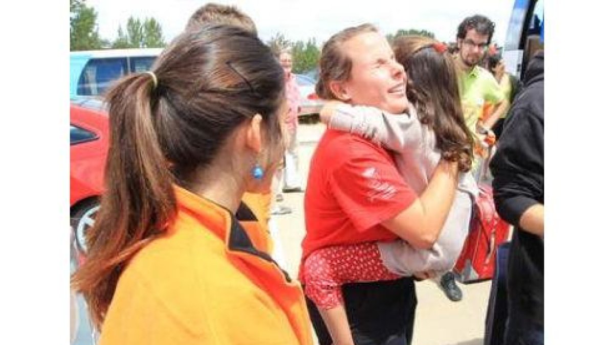 Monitores y participantes se reencontraron ayer en Cubillos.