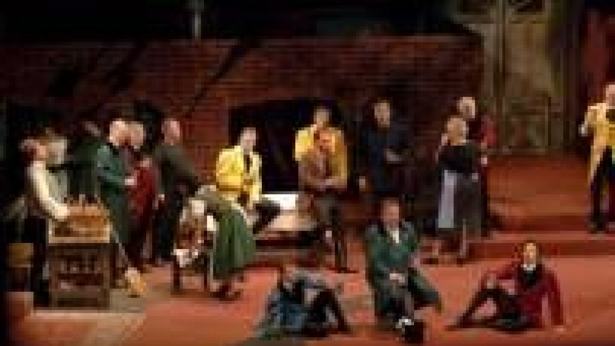 Un instante en la puesta en escena de «Los cuentos de Hoffmann»