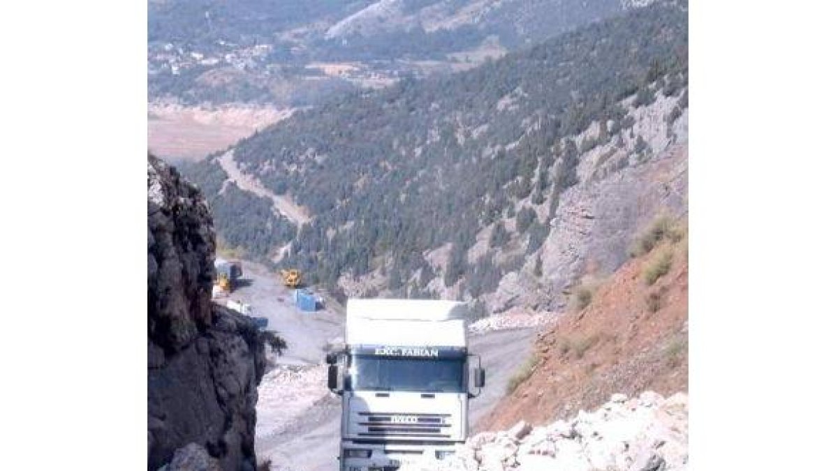 Imagen del paraje de la Tijera, en Mirantes, facilitada por el PSOE leonés