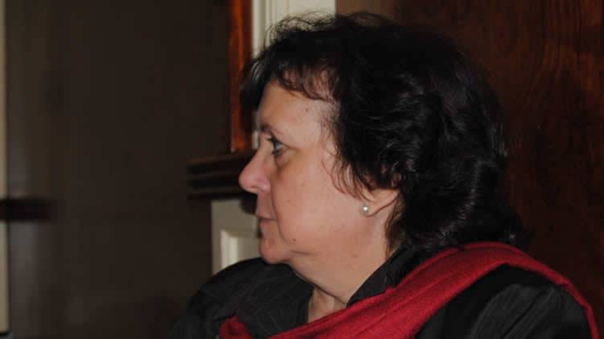 Marta Balmaseda, actualmente jubilada por enfermedad profesional.