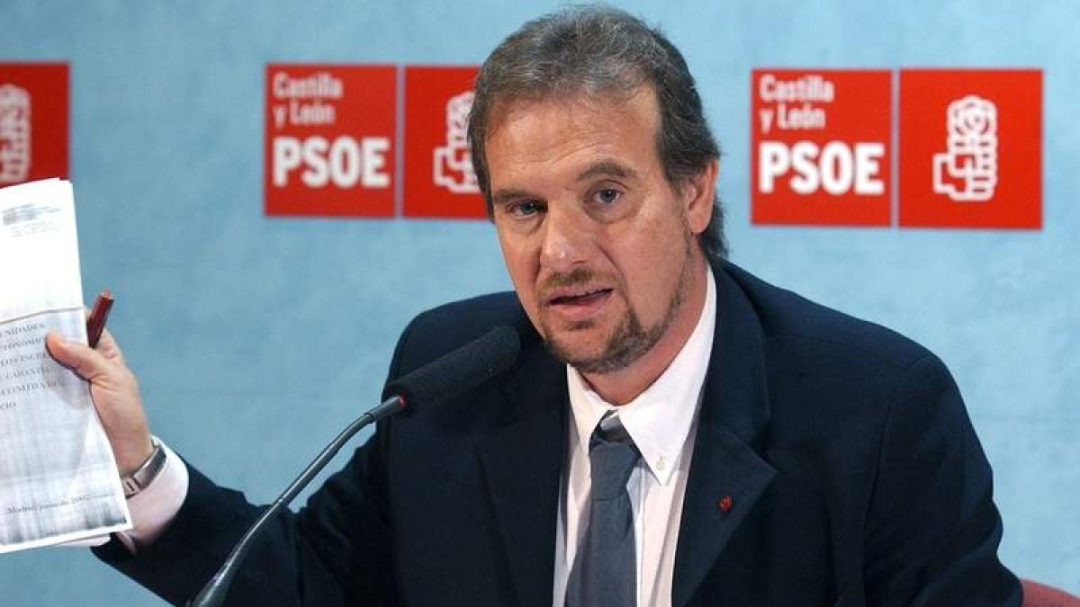 El secretario general del PSOE en Castilla y León, José Francisco Martín.