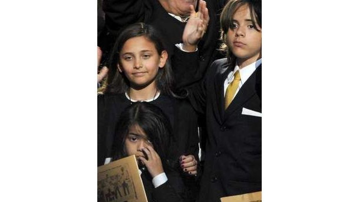 Los hijos de Michael Jackson, Paris, Blanket y Prince.