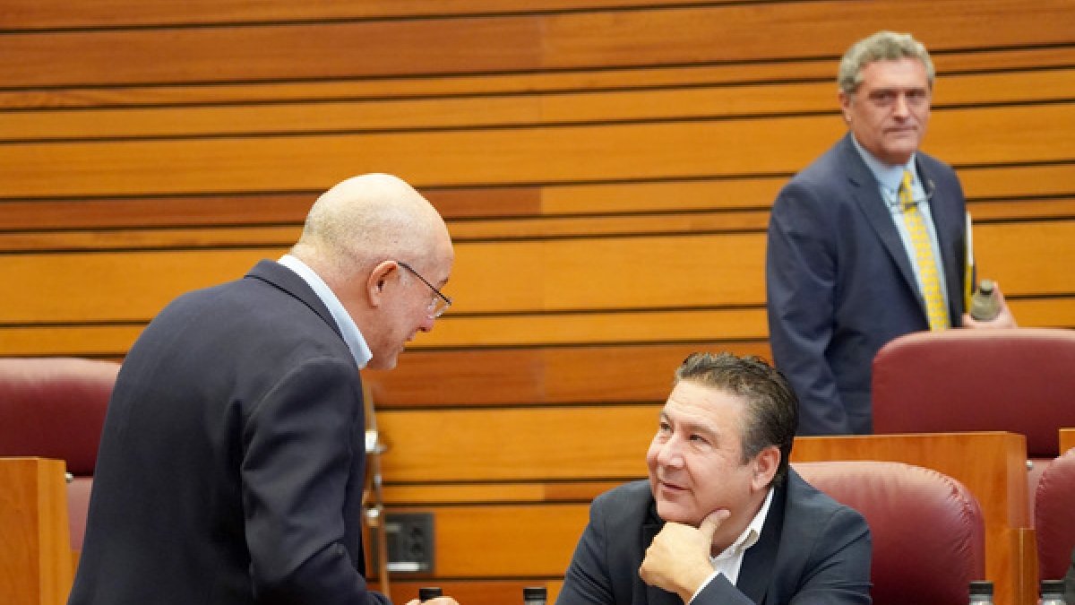Luis Mariano Santos, durante el debate. ICAL