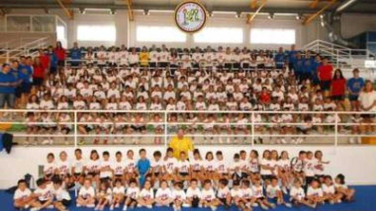 Tras las clases no faltó la ceremonia de las medallas.