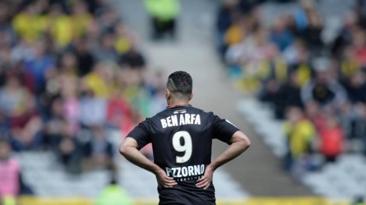 Ben Arfa, durante un encuentro de la presente temporada.