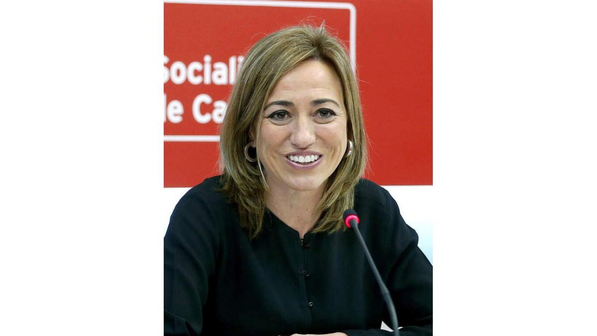 La exministra socialista de Defensa Carme Chacón. ANDREU DALMAU