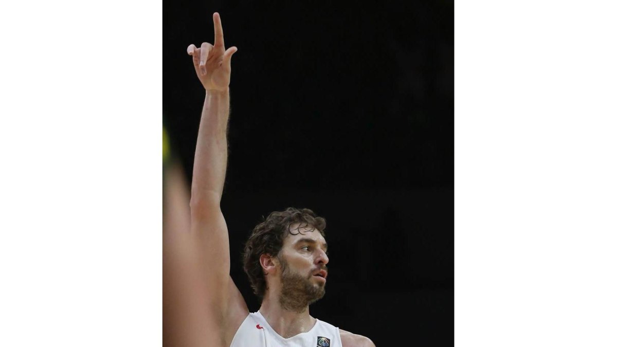 Gasol volvió a ser pieza fundamental en la victoria del equipo español.