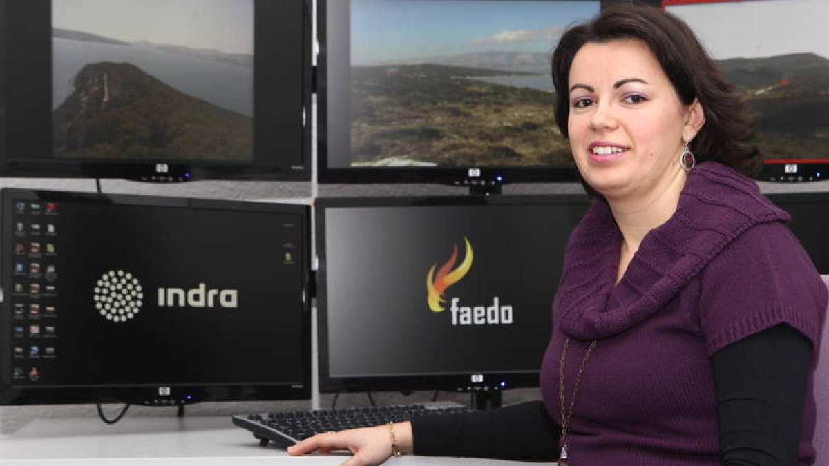 Raquel Camino González trabaja en Indra.