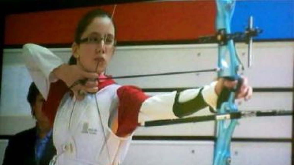 Marta Pastor, con gesto concentrado, durante el campeonato de España.