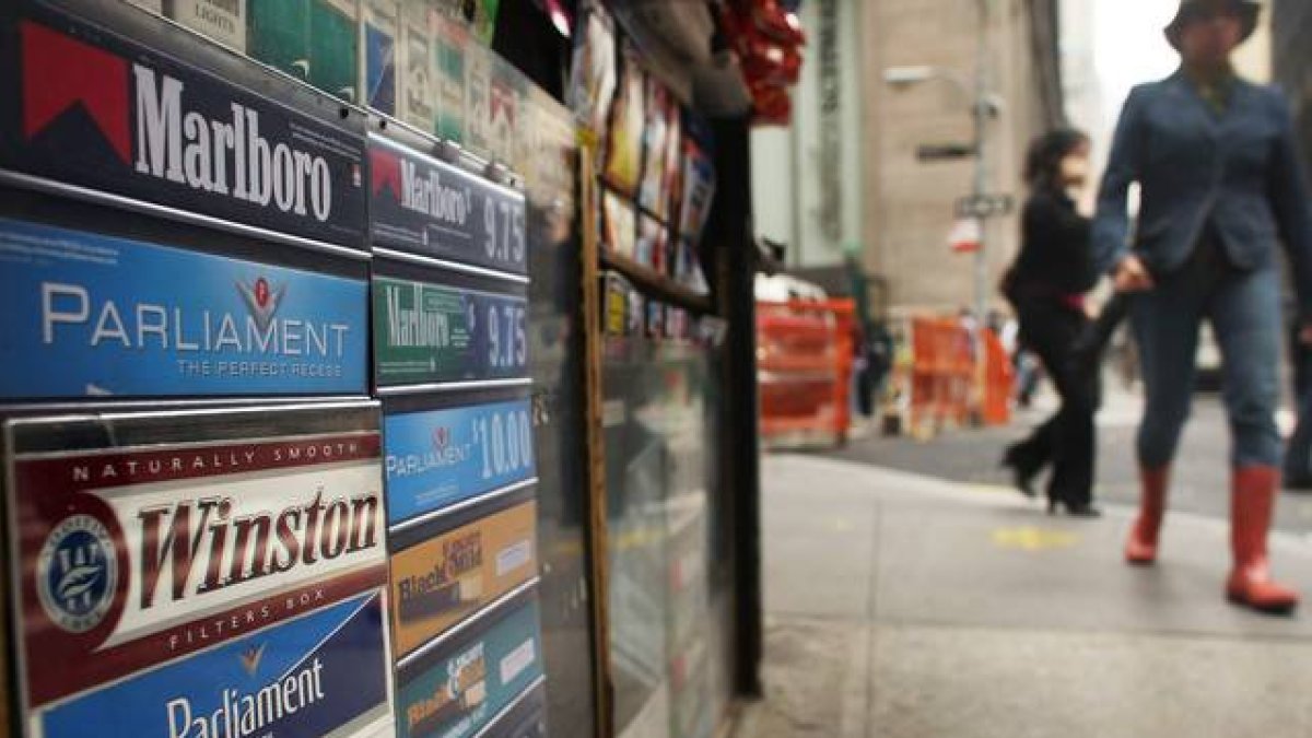 Punto de venta de tabaco en Nueva York, en una imagen de archivo.