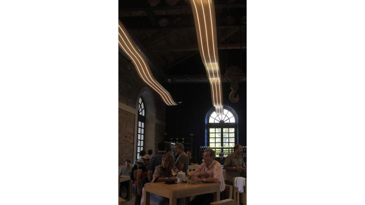 La cafetería del Museo de la Energía.