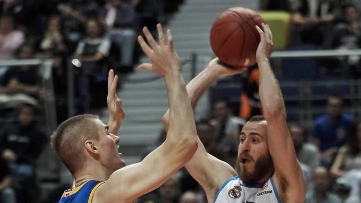 Sergio Rodríguez resultó decisivo para el triunfo del Real Madrid ante el Zalgiris.