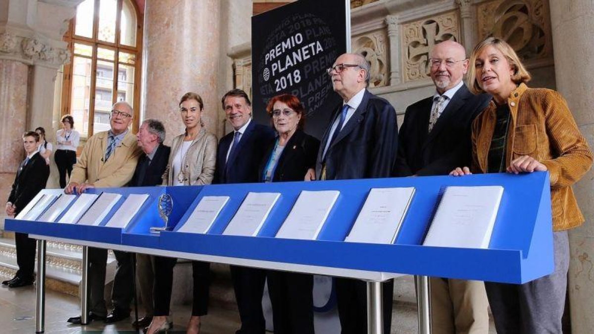 Una imagen de la presentación del Premio Planeta, el domingo pasado.