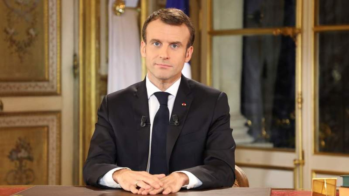 El presidente de Francia, Emmanuel Macron. LUDOVIC MARIN