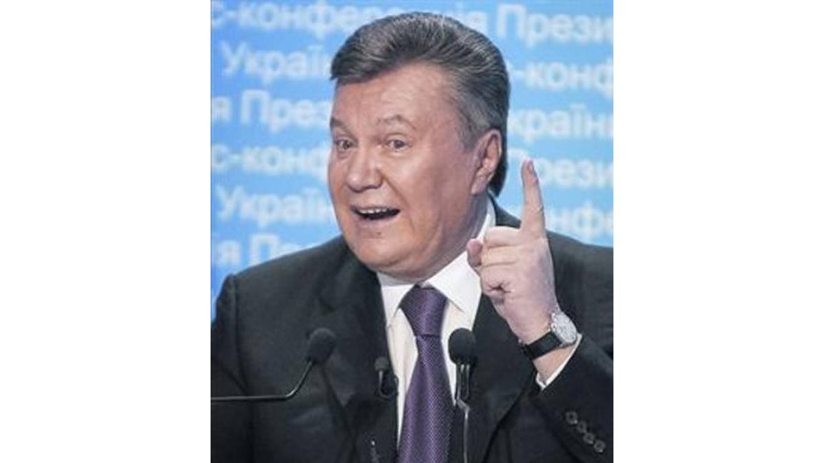 Viktor Yanukóvich.