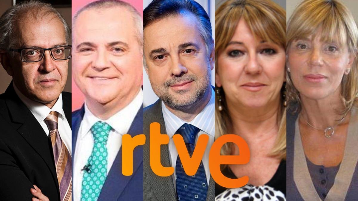Los candidatos que se han presentado hasta la fecha para presidir RTVE. /