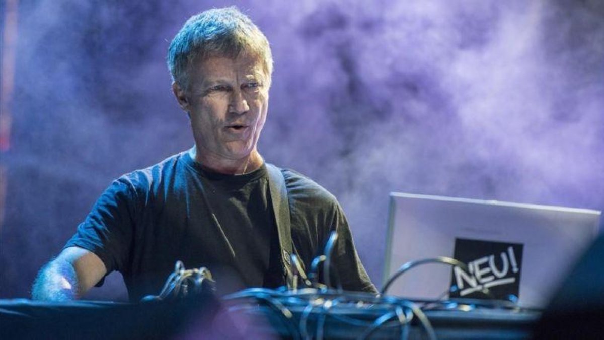 Michael Rother, en Barcelona, en el BAM del 2015.