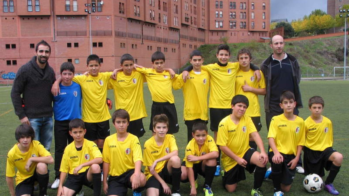 Formación del Atlético Templario que milita en la 2.ª División Provincial Infantil.