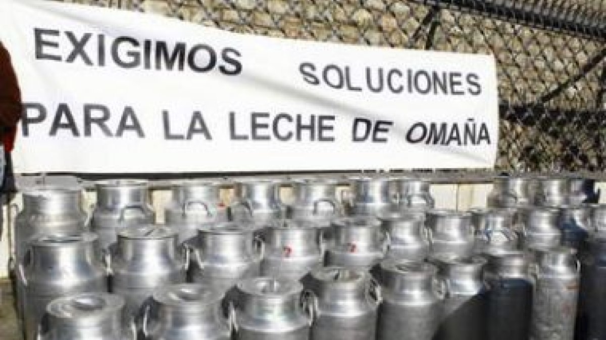 Una de las últimas movilizaciones a causa de los precios de la leche en la provincia.