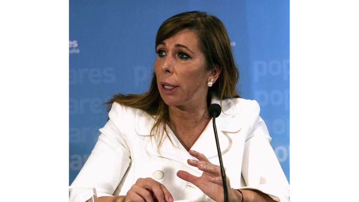 La líder del PPC, Alicia Sánchez-Camacho.