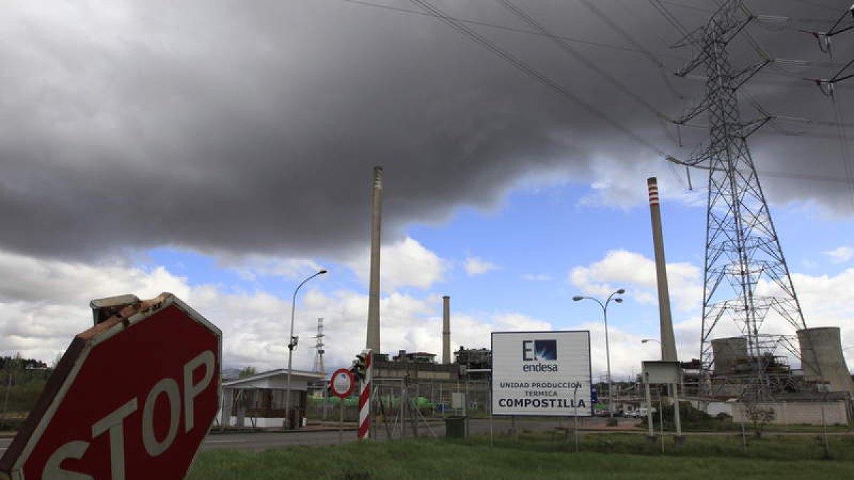 La central térmica de Cubillos, de donde la Junta obtenía importantes ingresos.
