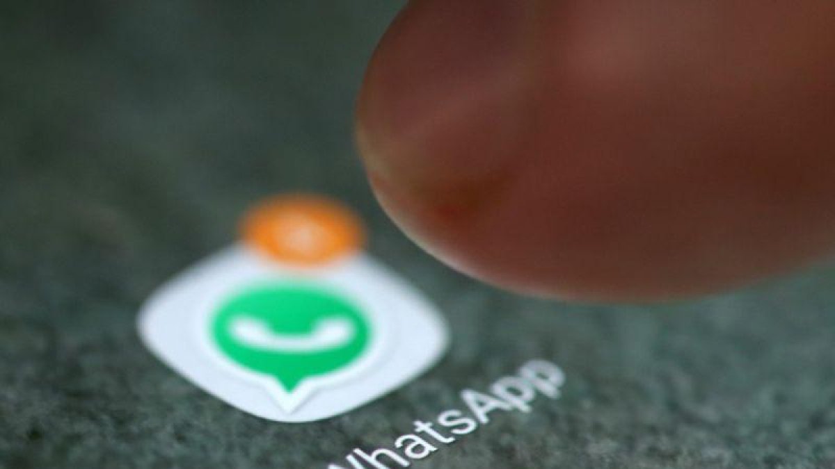 El logo de Whatsapp en un smartphone