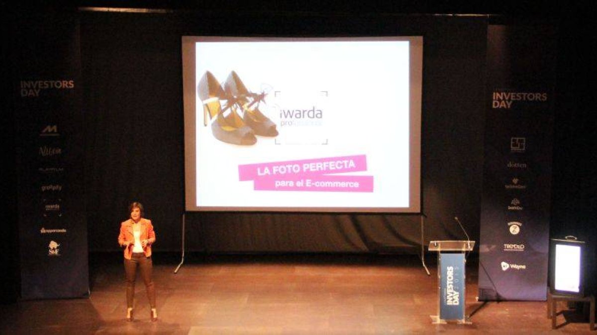 Silvia Haro durante su presentación.