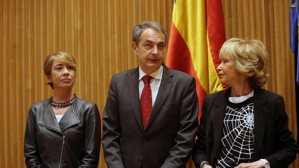 Celima Gallgo, Zapatero y Fernández de la Vega.