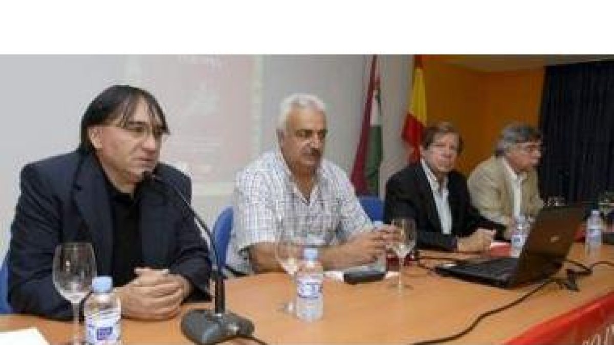 De izquierda a derecha. José Antonio Reñones, José Miguel Cordón, José María Balcels y Román Álvarez
