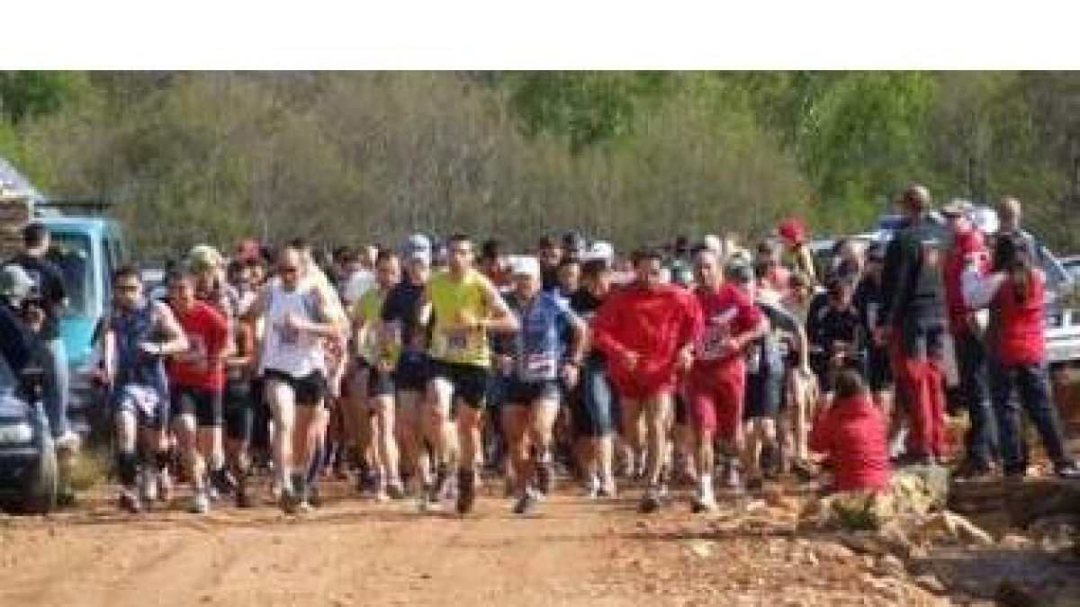 Un corredor en pleno esfuerzo
